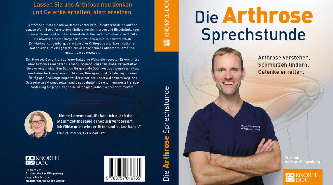 klingenberg buchcover diearthrosesprechstunde 9,2mmrücken 2 rzx3